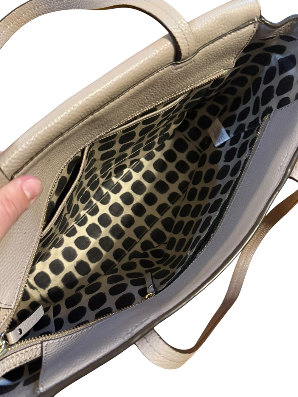 Kate Spade Lavender Leather & Suede Tote - Picture 7 of 7